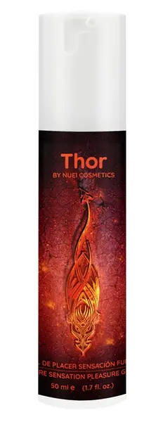 NUEI Thor Fire gel sa efektom zagrevanja na bazi vode 50ml veganska formula