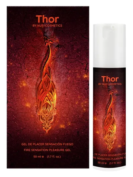 NUEI Thor Fire gel sa efektom zagrevanja na bazi vode 50ml veganska formula