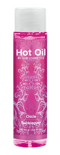 Nuei Hot Oil Bubble Gum 100ml - Ulje za masažu sa zagrevanjem, veganska formula