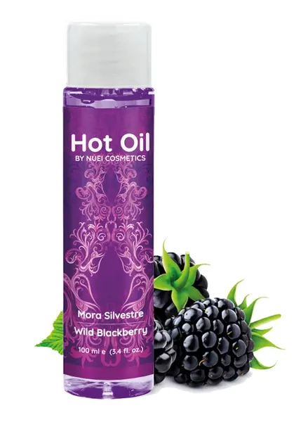 NUEI Hot Oil Wild Blackberry 100ml - Ulje za masažu sa zagrevanjem veganska formula