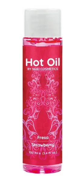 Nuei Hot Oil Strawberry 100 ml - Ulje za masažu sa zagrevanjem sa aromom jagode