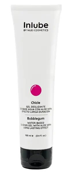 Nuei Inlube Bubble Gum Water-Based Lubricant 100ml Vegan Formula
