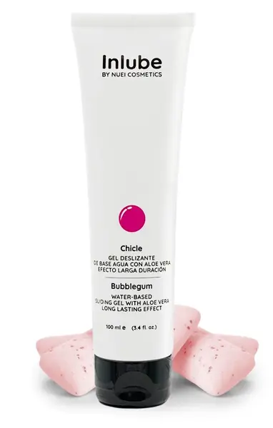 Nuei Inlube Bubble Gum Water-Based Lubricant 100ml Vegan Formula