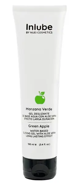 Nuei Inlube Water-Based Gel Green Apple 100ml Vegan Formula
