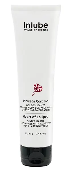 Nuei Inlube Lollipop gel na bazi vode 100 ml - Veganska formula, slatka aroma