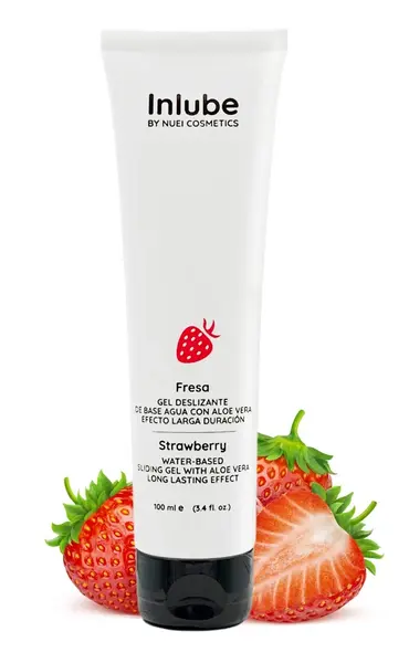 Nuei Inlube gel na bazi vode aroma jagode 100ml veganska formula