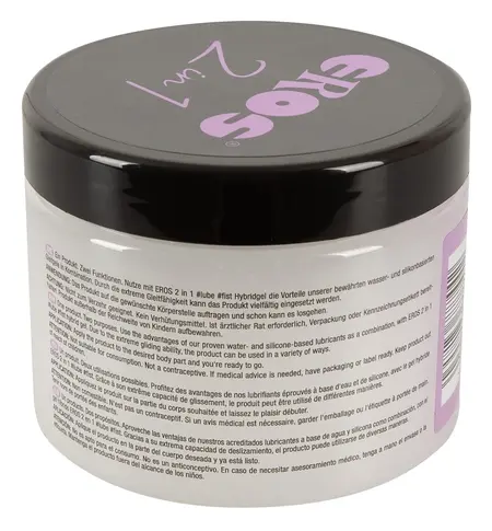 EROS Hybrid 2in1 Lubrikant gel 500 ml - Formula na bazi silikona i vode