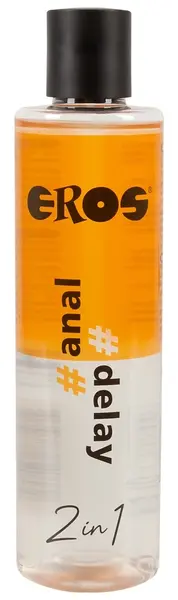EROS 2in1 Anal & Delay Water-Based Lubricant 250ml Odourless