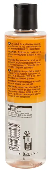 EROS 2in1 Anal & Delay Water-Based Lubricant 250ml Odourless