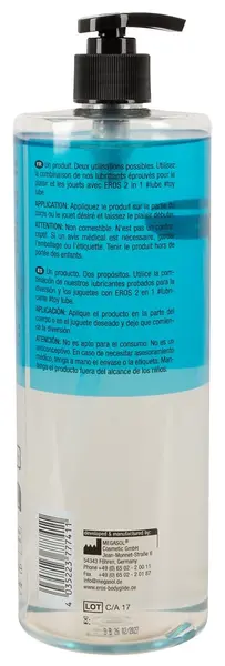 EROS 2in1 Water-Based Intimate Gel with Panthenol 1L - Toy & Lubricant