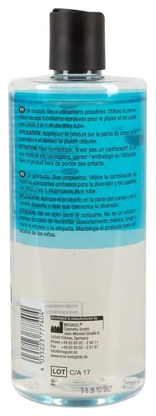 EROS 2in1 Water-Based Lubricant & Intimate Gel 500ml with Panthenol