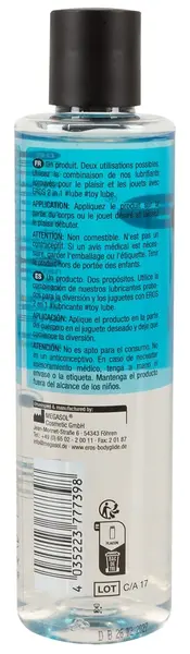 EROS 2in1 Water-Based Lubricant & Intimate Device Gel 250ml