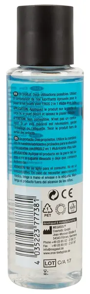 EROS 2in1 Lubrikant i gel za igračke na bazi vode sa pantenolom 100ml