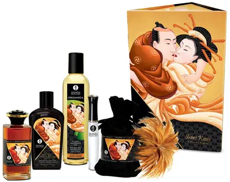 Shunga Sweet Kisses Luksuzni set - 6-delna senzualna kolekcija za poklon