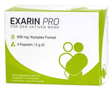 Exarin Pro 4 Capsules - Advanced Vegan Supplement for Men
