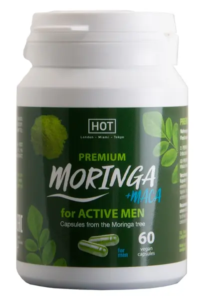 HOT BIO Moringa Man Power kapsule 60 kom - Veganski biljni kompleks