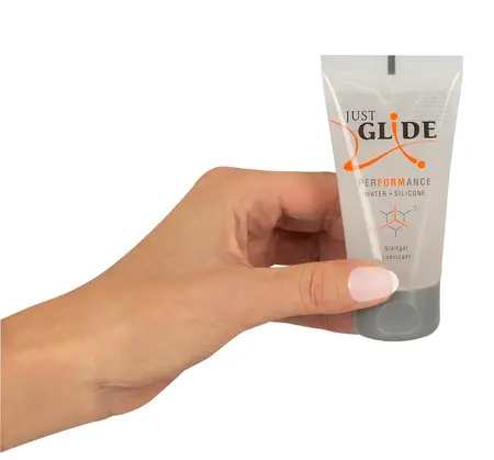 Just Glide Performance voda-silikon hibridni lubrikant 50ml Veganski