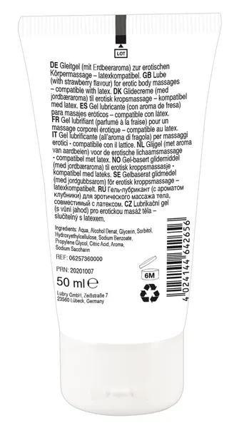 Orion Lick it! Veganski gel miris jagode 50 ml Na bazi vode