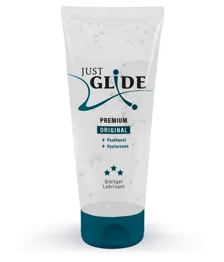 Just Glide Premium gel na bazi vode 200 ml sa hijaluronskom kiselinom i pantenolom