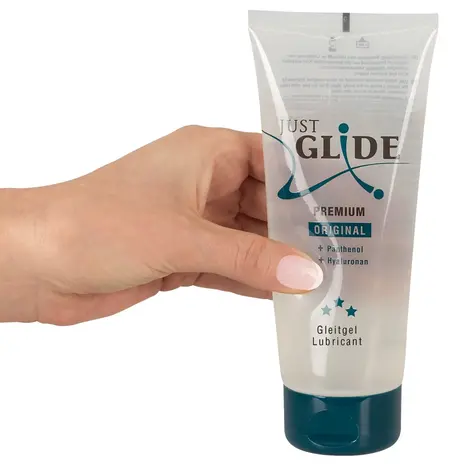 Just Glide Premium gel na bazi vode 200 ml sa hijaluronskom kiselinom i pantenolom