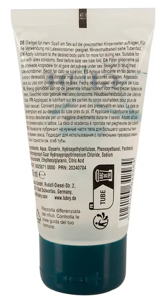 Just Glide Premium gel na bazi vode 50ml sa hijaluronskom kiselinom i pantenolom