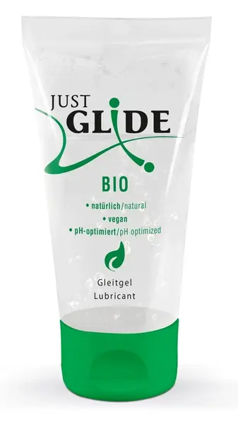 Just Glide Bio vodeni vegan lubrikant 50 ml u eko tubi