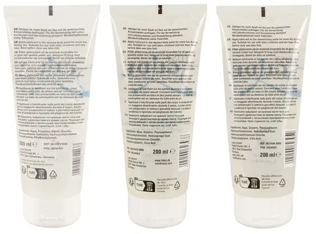 Just Glide set vodenih lubrikanata 3x200 ml vegan za osetljivu kožu