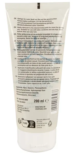 Just Glide vodeni lubrikant 200 ml - vegan, univerzalna formula