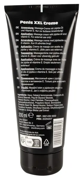 HOT XXL krema za negu 200 ml sa jojoba uljem i ginkgo ekstraktom