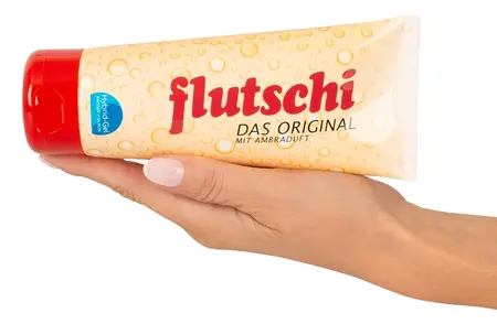 Flutschi Original lubrikant 200ml - Silikon i vodena baza, miris ćilibara