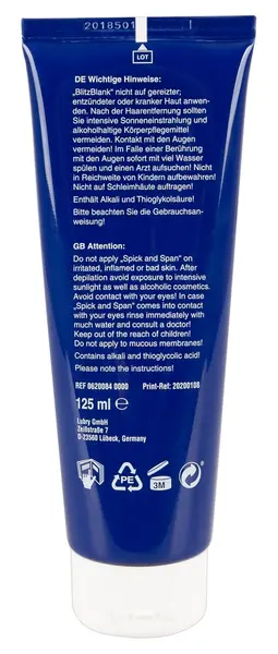 BlitzBlank sistem za uklanjanje dlaka 125 ml - Nežna formula za kožu
