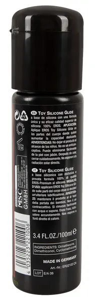 EROS Toy Glide lubrikat kompatibilan sa silikonom 100ml - Bez mirisa, providan