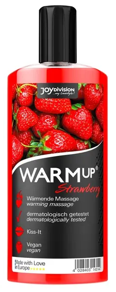 WARMup masažni gel jagoda 150ml - Voćna veganska formula