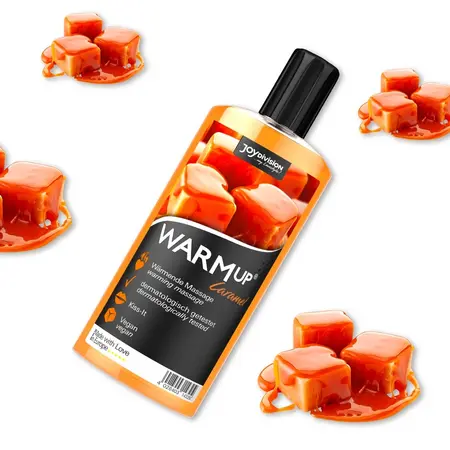 Joydivision WARMup masažna tečnost karamel 150ml - Zagrevanje, na bazi vode