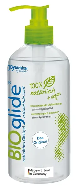 BIOglide 500ml veganski organski vodeni lubrikant, bez mirisa, pH izbalansiran