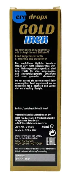 Cobeco Spain Fly Gold Za muškarce 30ml - Dijetetski suplement u tečnoj formi