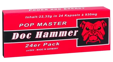 Doc Hammer Pop Master 24 kapsule - Dijetetski suplement za odrasle, proizvedeno u Nemačkoj
