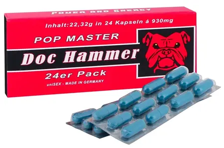Doc Hammer Pop Master 24 kapsule - Dijetetski suplement za odrasle, proizvedeno u Nemačkoj