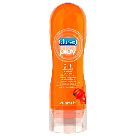 Durex Play 2u1 masažni gel Guarana 200ml - Na vodenoj bazi, veganski