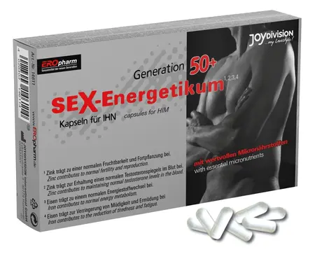 HOT Sex Energetic 50+ Formula vitalnosti za muškarce 40 kapsula