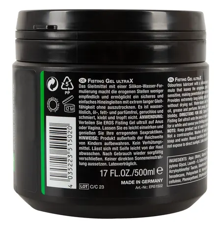EROS UltraX gel 500ml - Silikonsko-vodena intimna formula dugog trajanja
