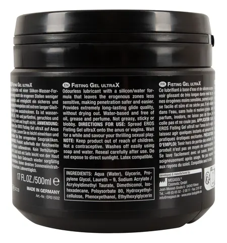 EROS UltraX gel 500ml - Silikonsko-vodena intimna formula dugog trajanja