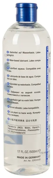 EROS Aqua vodeni lubrikant 500ml - Neutralna formula dugog trajanja