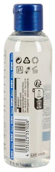 EROS Aqua vodeni lubrikant 100ml - Formula bez mirisa, prijateljska za kožu