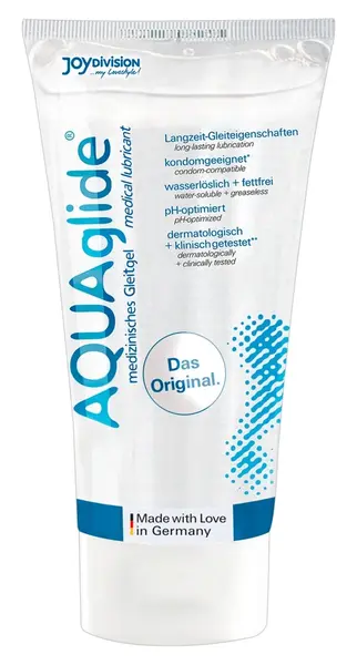 AQUAglide lubrikant na vodenoj bazi 50ml - bistra formula, kompaktna veličina