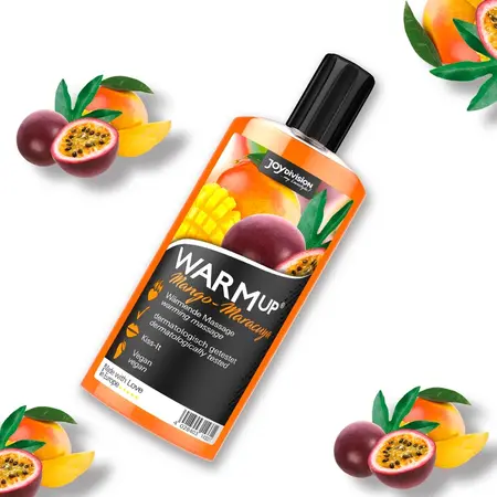 WARMup masažna tečnost Mango i Marakuja 150ml - formula rastvorljiva u vodi