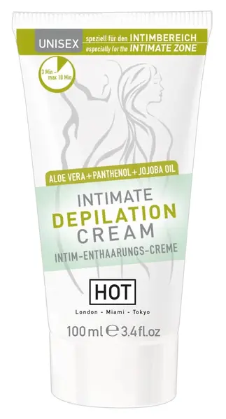 HOT intimna krema za uklanjanje dlaka sa Aloe i Jojobom 100ml za delikatnu kožu