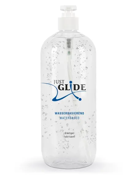 Just Glide Lubrikant na bazi vode 1L - Veganska formula kompatibilna sa lateksom
