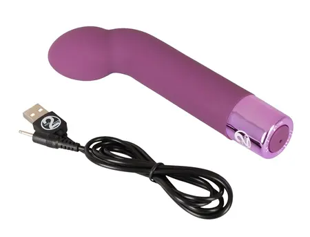 Elegant Series Vibrator G-Spot Curved 15 Modes Waterproof 16cm Purple