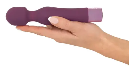 Elegant Series Wand Vibe Compact Rechargeable Massager 18.4cm Purple